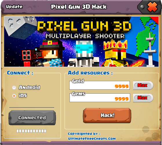 pixel gun 3d cheats no survey no download